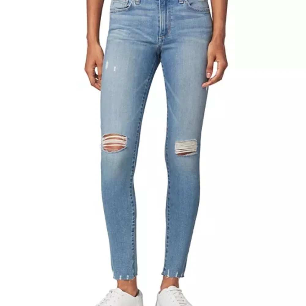 Joe's Jeans Light Blue Skinny Distressed Jeans - Picture 1 of 7